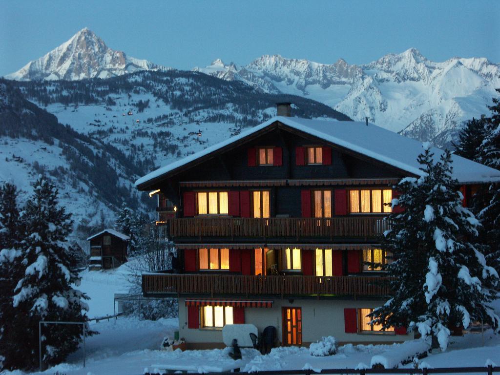 Apartmán Haus Bel-Air Grächen Exteriér fotografie